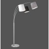 Leuchten-Direkt MELVIN Floor Lamp grey, black, white, 3-light sources