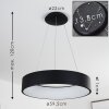 KAMPALA Pendant Light LED black, 1-light source