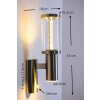Popoyan exterior wall luminaire LED stainless steel, 2-light sources, Motion sensor