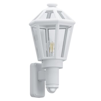 Eglo MONSELICE Outdoor Wall Light white, 1-light source, Motion sensor