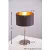 Eglo Maserlo table lamp matt nickel, 1-light source