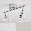 SOPPANA Ceiling light LED chrome, 2-light sources