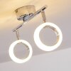 SOPPANA Ceiling light LED chrome, 2-light sources