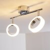 SOPPANA Ceiling light LED chrome, 2-light sources