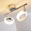 SOPPANA Ceiling light LED chrome, 2-light sources