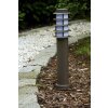Brilliant Malo outdoor pedestal light brown, green, 1-light source