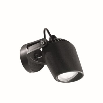Ideal Lux MINITOMMY Outdoor Wall Light black, 1-light source
