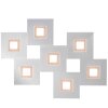 Grossmann KARREE Ceiling light LED aluminium, copper, 7-light sources