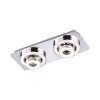 Leuchten Direkt TIM ceiling light LED chrome, 2-light sources