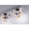 Leuchten Direkt TIM ceiling light LED chrome, 2-light sources