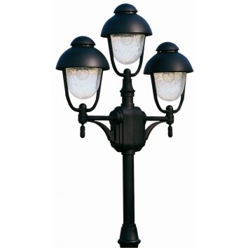 Albert 2041 lamppost light black, 3-light sources