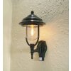 Konstsmide Parma motion sensor black, 1-light source, Motion sensor