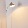 POITOU Floor Lamp matt nickel, 1-light source