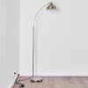 POITOU Floor Lamp matt nickel, 1-light source