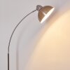 POITOU Floor Lamp matt nickel, 1-light source