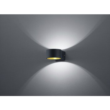 Trio LACAPO wall light LED black, 1-light source