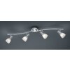 Trio LEVISTO ceiling spotlight LED matt nickel, 4-light sources