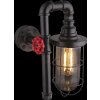 Globo BAYUDA wall light black, 1-light source