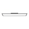 Leuchten-Direkt FLAT Ceiling Light LED black, 1-light source, Remote control