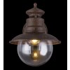 GLOBO Rom Outdoor Light rust-coloured, 1-light source
