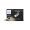 Philips HUE AMBIANCE WHITE BURATTO Spotlight base set silver, 1-light source, Remote control
