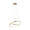 Pendant Light Leuchten Direkt CIRCLE LED gold, 2-light sources