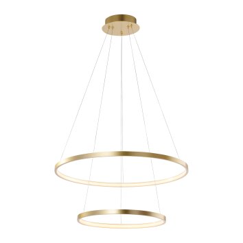 Pendant Light Leuchten Direkt CIRCLE LED gold, 2-light sources