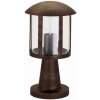 Albert 542 outdoor floor lamp brown, brass, 1-light source