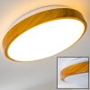 Sora Wood ceiling lamp LED Light wood, white, 1-light source