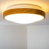 Sora Wood ceiling lamp LED Light wood, white, 1-light source