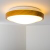 Sora Wood ceiling lamp LED Light wood, white, 1-light source