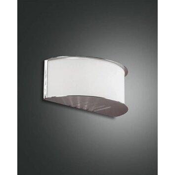 Fabas Luce BOOK wall light matt nickel, 1-light source