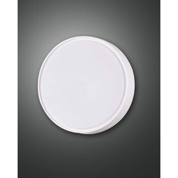 Fabas Luce HATTON outdoor ceiling light LED white, Motion sensor