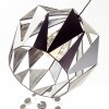 Eglo CARLTON 1 hanging light black, silver, 1-light source