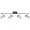 Brilliant Lea spotlight tube chrome, white, 4-light sources