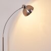 POITOU Floor Lamp matt nickel, 1-light source