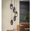 BERUM Pendant Light grey, black, 5-light sources