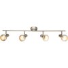 Globo ZACATE ceiling spotlight matt nickel, 4-light sources
