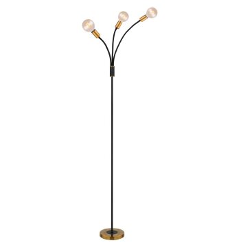 Floor Lamp Globo EDDY gold, 3-light sources