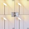 Wonsbek Floor Lamp LED matt nickel, 1-light source