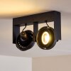 Grytgol Ceiling Light black, 2-light sources
