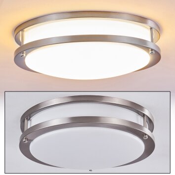 SORA Ceiling light LED matt nickel, white, 1-light source