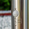 Outdoor Bollard Light Walise stainless steel, 1-light source, Motion sensor