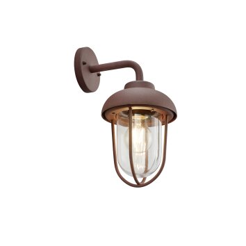 Trio DUERO Wall Light rust-coloured, 1-light source