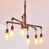 KOLYMA Pendant Light rust-coloured, black, 6-light sources