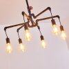 KOLYMA Pendant Light rust-coloured, black, 6-light sources