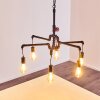 KOLYMA Pendant Light rust-coloured, black, 6-light sources