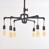 KOLYMA Pendant Light rust-coloured, black, 6-light sources