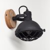ONSALA Wall Light brown, black, 1-light source
