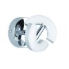 Honsel Donut Wall light LED chrome, 1-light source